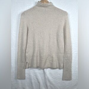 Madewell Inland Turtleneck Sweater in Coziest Yarn Cream Womens Size S - A02